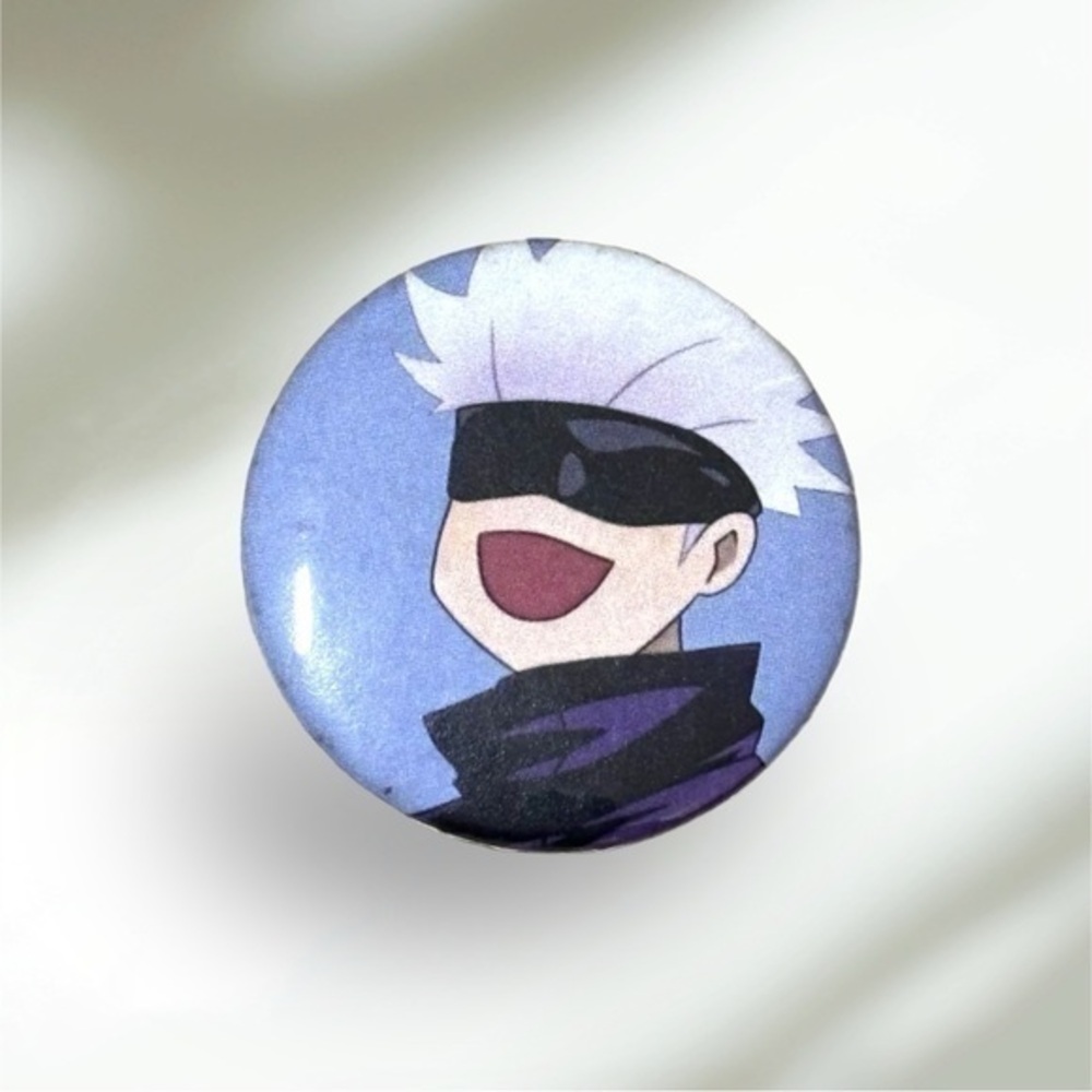 Jujutsu Kaisen | Satoru Gojo : Small Metal Button Pin | NWT 💜✨